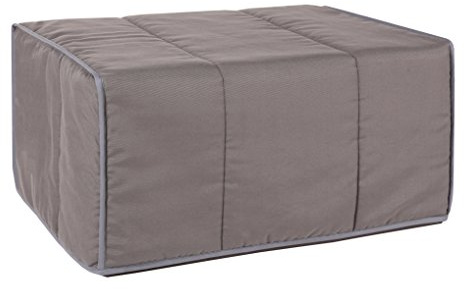 Quality Mobles Plegable, Puff Cama, Gris, Tamaño único