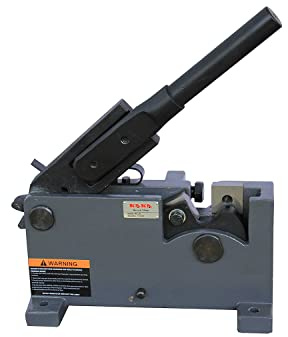 KAKA INDUSTRIAL Manual Sheet Metal Shears, Cuts Round Steel up to 3/4 inch (20mm), Flat Bar, Square Steel, Rebar and Rod, Benchtop Hand Shear MS-20 for Metalworking and DIY Projects