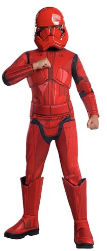 Rubie's Official Disney Star Wars Ep 9 Red Stormtrooper Deluxe Child Costume, Kids Fancy Dress