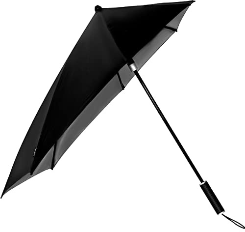 Impliva STORMaxi Sturmschirm aerodynamischer Regenschirm Metallic - nickel