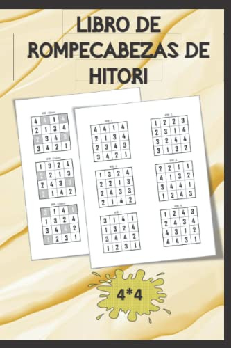 Libro de rompecabezas de Hitori: Mantenga su cerebro joven (Serie Hitori para adultos y personas mayores)