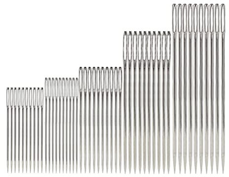 50-teiliges Nähnadel-set 5 Größen Je 10 Stück Eisenmaterial Leicht Einzufädeln.