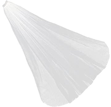 ＣＨＡＭＥＥＮ 1 Etage Glitzer Braut Hochzeit Schleier Fingerspitze Bachelorette Party Schleier Weiß funkelnder Brautschleier weiß für Frauen und Mädchen