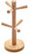 Qinsky Tassenhalter,Hölzerner Brezelständer Becherhalter Holz Baumbecherhalter Brezelhalter Tassenbaum für Küchentheke Tabletop Kaffeetassenregal