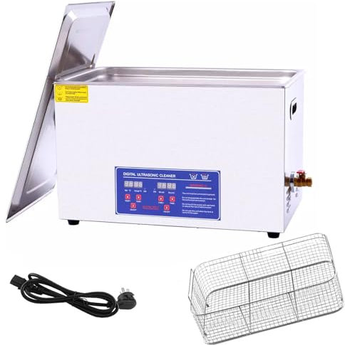 Professional Ultrasonic Cleaner, with Digital Timer and Heater, 40khz Commercial Ultrasonic Cleaner, for Jewelry, Eyeglasses, Watch, Circuit Board, Tableware,22L