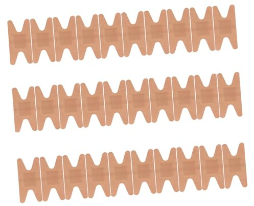 tos Tejido 30 Marrones Adhesivos Elásticos Elástico Piezas | Corte Fácil, No Irrita la Piel, Almohadillas Absorbentes, Alta Absorción de Agua