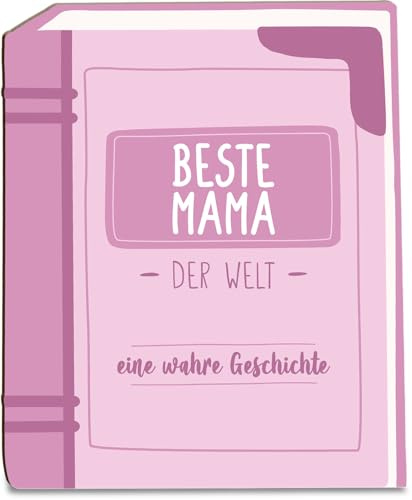 Muttertag Beste Mama der Welt Buch Geburtstagskarte - Muttertagsgeschenk personalisiert, Mutter Tochter Geschenk, Mama Geburtstagsgeschenk, Bonus Mama Geschenk, Mama Geschenk