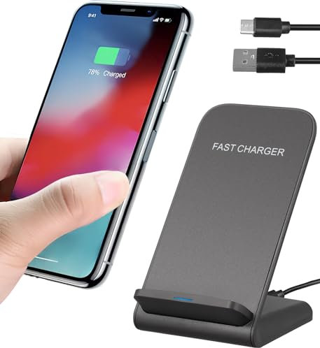 ECHOBUY Chargeur Induction 15W, Chargeur sans Fil Certifié Qi à Charge Rapide, Chargeur Rapide sans Fil pour i-Phone16/15/14/13/12/11/Pro/Max/Plus Samsung S25/S24/S23/S22