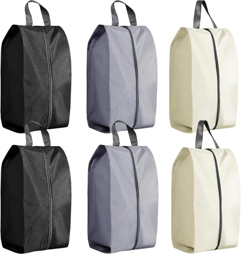 Shoe Bags for Travel, Shoe Bag, 6 Pcs Shoe Bags for Storage, Waterproof Dust Proof Shoe Storage Bags for Football Boots, Golf Shoes, Durable Shoe Travel Bag for Travel and Daily Use