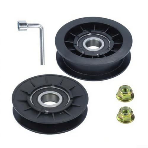 UTTASU Rasenmäher Umlenkrolle Kit GX20286 GX20287 V-Typ Ersatzteile kompatibel mit Rasenmäherdecks D100 D105 D110 D120 D125 D130 D140 D150 D155 D160 D170 L100 L100 5 L11 0 L120