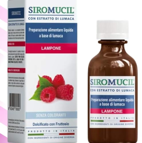Siromucil® Sciroppo di Lumaca Fluidificante Specifico per bambini – 150ml (con succo di lampone concentrato)