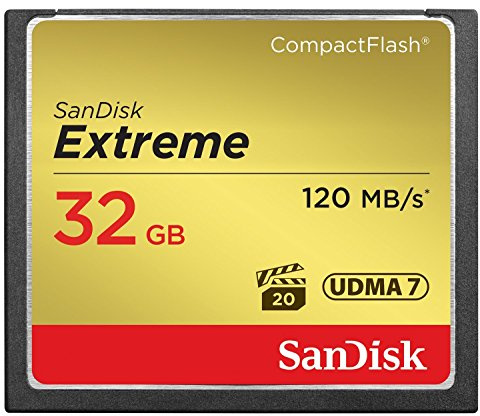 SanDisk Extreme 32 GB UDMA7 CompactFlash Card - Black/Gold