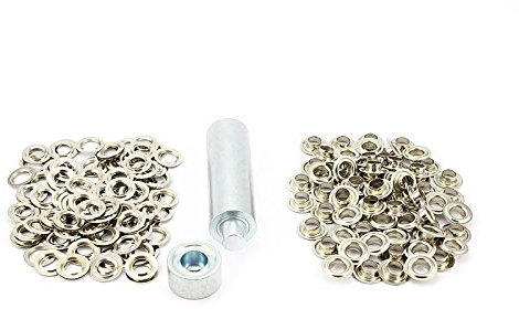 Einschlagstempel XXL 20mm 50 Ösen Messing Nickel rostfrei Ösenwerkzeug