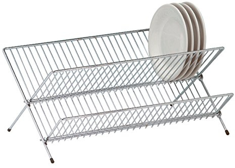 Apollo Large Chrome Folding Dish Drainer