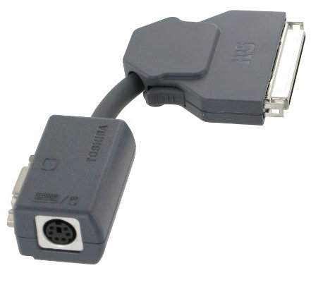 Adattatore Mini I/O originale per VGA e PS/2 porte e RGB/PA2735U per Toshiba Portege 3110CT