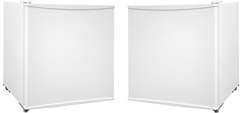 Cookology Table Top Mini Fridge MFR45WH & MFZ32WH Freezer Pack in White