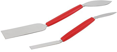 Stukkateureisen Set 2-tlg. Gipsereisen edelstahl flach spitz Stuckateureisen Gipseisen schmal Stukateureisen Satz