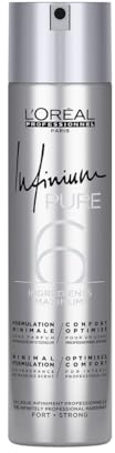 3er Infinium 6 Pure Strong Hairspray Loreal Professionnel 300 ml