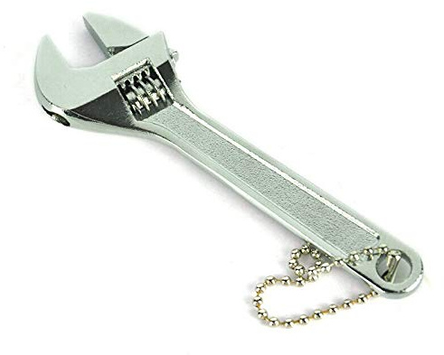 Llave inglesa SENRISE Llave inglesa pequeña llave de mandíbula llave de mono para reparar blanco (4 100mm)