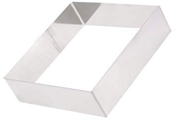 Cabilock Ovale Edelstahl Mousse Ringform Kuchen Backform Dessertringe Gebäckform Backwerkzeug Hitzebeständig Formstabil Wiederverwendbar