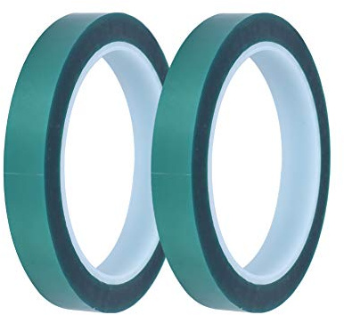 Plyisty Hochtemperatur-Industrieband, PET-Polyesterfolie, Hochtemperatur-Klebeband, hitzebeständig bis 200 ° C, zum Pulverbeschichten, Galvanisieren/Anoden, Maskieren, Löten usw.