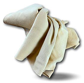 KIBROS Lot 3 Peaux de Chamois véritable lustrage séchage Voiture