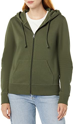 Amazon Essentials Mujer Sudadera con Capucha de Forro Polar con Cremallera Completa (Disponible en Tallas Grandes)