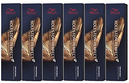 6er Wella Koleston Perfect ME+ 6/07 Dunkelblond Natur Braun 60 ml