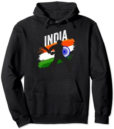 Indian Cricket Jersey India Cricket Team Lover Supporter Pullover Hoodie