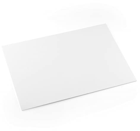 Acrylic Perspex Plastic Sheet Cut To Size 5mm A1 to A6 Perspex Guard Screen (White, A2 (420 x 594 mm))