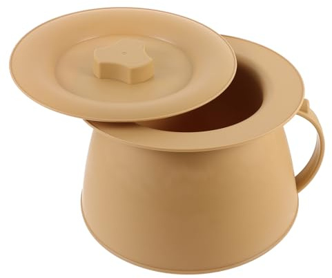 NIYANGLE Orinal Orinal Botella Ollas De Orina Orinal Cubo Para Orinar Urinario De Cabecera Con Tapas Cubo De Orina Orinal Botella Para El Hogar Adultos Niños Embarazadas, Rosa