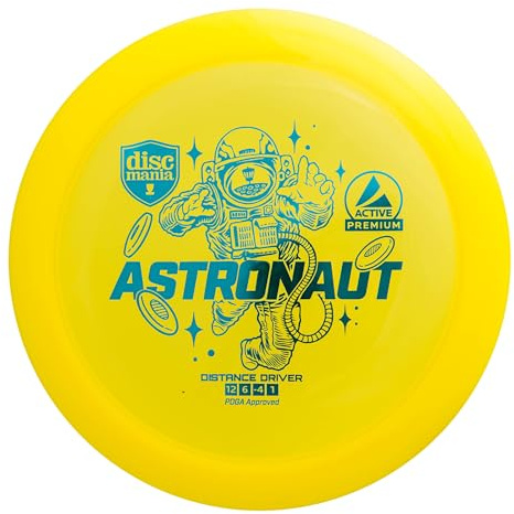 Discmania Disc Golf Active Premium-Line Astronaut Distance Driver Gul