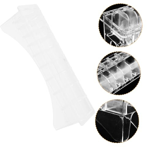 Didiseaon 1 Boîte plateau de tondeuse de barbier porte-tondeuse à cheveux support de tondeuse casier de rangement Organisateur de rangement pour peigne et accessoires peignes blanche