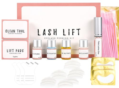 Augenbrauenformung Augenbrauen Laminierung Set, Wimpernlifting Set,Lash Lifting Set, Augenbrauen Lifting Set,Curling Wimpern Semi-Permanent Set,Einfach zu Benutzen