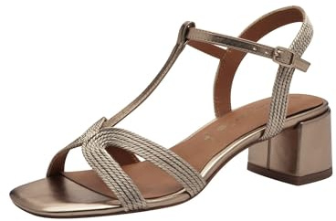 Tamaris Sandalette Damen Vegan Elegant metallic,EU 40