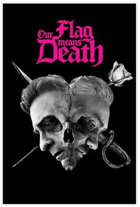 DAYOBOB Tv Series Our Flag Means Death Season 2 Poster Canvas Poster Bedroom Decor Landscape Office Room Decor Gift 12x18inch(30x45cm)