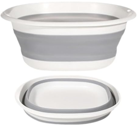 Collapsibles Washing Up Bowl, Foldable Dish Tub, Portable Folding Hand Wash Basin, Multipurpose Foldable Washing Bowl Home Kitchen, Space Saving Collapsibles Bowl For Washing Vegetables, Dishwashing