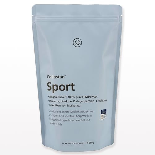 Collastan Sport – Die Kollagenformel für Training & Muskelroutine | 450 g Premium-Kollagenpulver mit BODYBALANCE & TENDOFORTE – Protein trägt zur Erhaltung von Muskelmasse bei