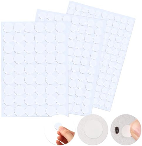 290 Stück Schraubenabdeckung Selbstklebend, Abdeckkappen für Schrauben, Schraubenabdeckung Weiss Geeignet für Wandschränke Schreibtische Schrauben Möbel Reparatur(12mm/15mm/21mm)