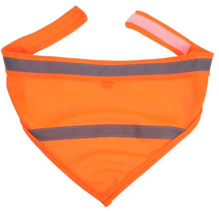 FIXOSHEE Reflektierendes Halstuch Für Hunde Verbesserte Sichtbarkeit Haustier-Bandana Geeignet Für Nachtspaziergänge Leicht Zu Reinigen Outdoor-zubehör Für Tiere