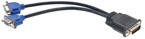 CIYODO Cavo Adattatore Video Splitter a Y -59 da 59 Pin Maschio a Doppia Vga Femmina per Collegare Due Display Compatibili Vga alla Scheda Grafica Porta -59