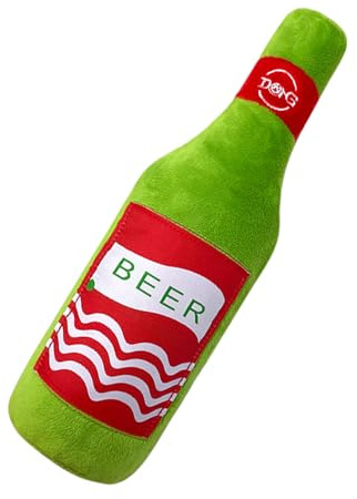 Whnbuij Jouets à Coupelle pour Chien | Jeu en Forme de Bouteille de Vin - Jouet en Peluche pour Chien | pour Stimulation Mentale Chiot Et Activité Physique Renforcement Caisse