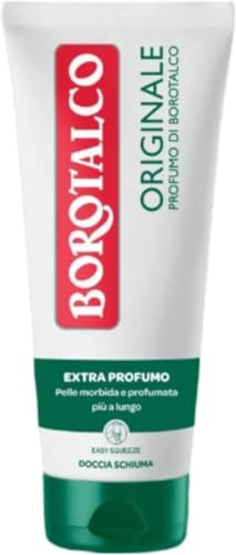 Borotalco Docciaschiuma Original Corpo, Doccia Schiuma al Profumo di Borotalco Shower Gel per una Pelle Morbida e Profumata, Ottimo per Uomo e Donna, Flacone da 200ml (Confezione da 5)