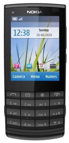 Nokia X3-02 Sim Free Mobile Phone - Dark Metal/Graphite