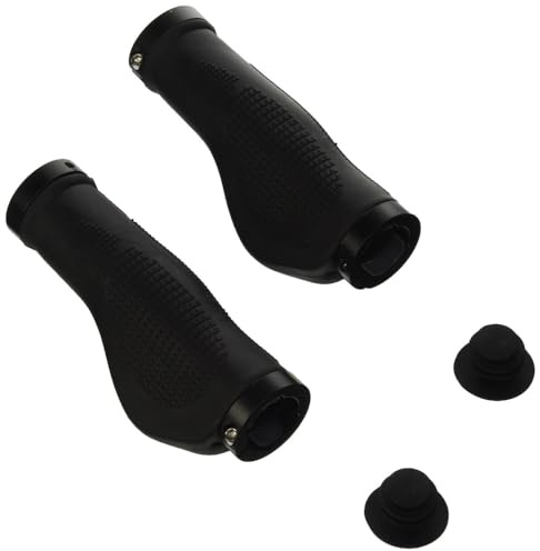 M-Wave Cloud Ergo Fix 2 handtag, cykelhandtag, halksäkert cykelhandtag, tredelad blandning, ergonomisk för MTB, resecykel, falscyklar, stadscybikes, 130 mm