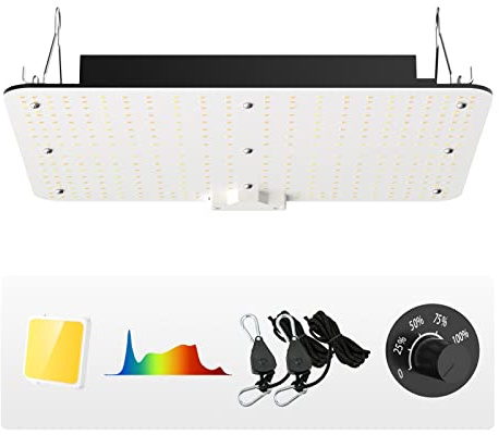 VEVOR Lampe Horticole de Croissance Plantes LED 150 W Panneau Quantum Spectre Complet Haute Performance Étanche IP65 PPFD Diodes Samsung 281B pour Tentes de Culture Intérieur Légumes Plantes Fleures