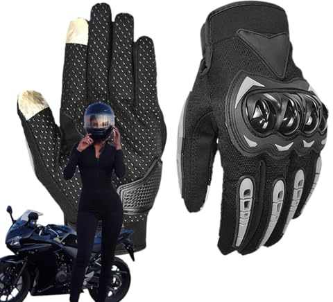 Generico Guanti da moto per uomini, guanti per moto per uomini,Guanti a cycling completo - Racing Mountain Cicling Airsoft Gear per cavalcare, corse su strada, arrampicata, motocross
