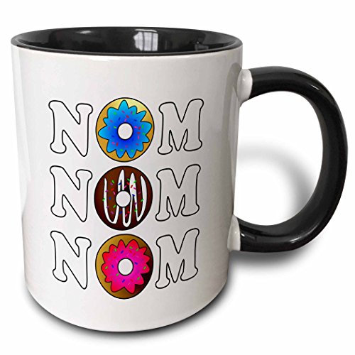 Tazze Da Tè Con Manico Tazza In Ceramica 330Ml, Nom Donuts Tazzine Da Caffè Multicolore Per Ufficio Uomo Donna