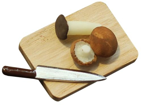 ERINGOGO Mini Planche à Découper en Plastique Coloré 5 Pièces Accessoires Miniatures pour Maison de Poupée Ustensiles Cuisine Miniatures Jouets Éducatifs