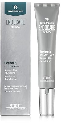 Cantabria Labs - Endocare Renewal Retinoid Contorno de Ojos - 15 ml - Contorno de Ojos Antiedad con Retinol Puro, Retinal y un Booster - Reduce Arrugas, Patas de Gallo y Ojeras - Mirada Rejuvenecida